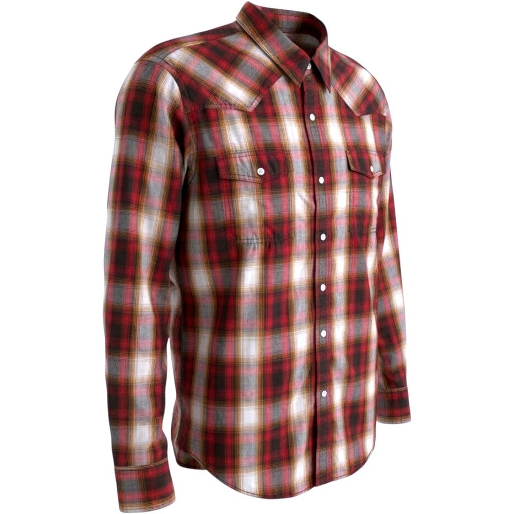 Urban Pipeline Mens XL Red Plaid Western Flannel Button Up Shirt XL